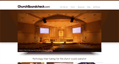 Desktop Screenshot of churchsoundcheck.com